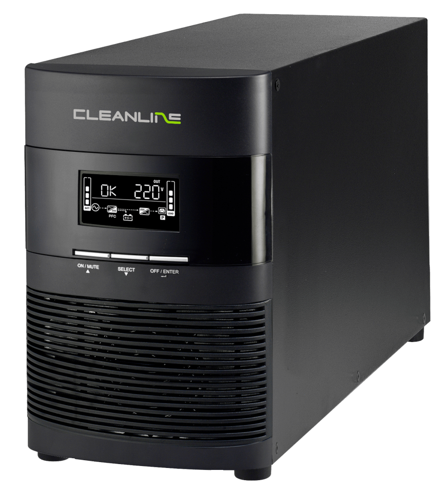 เครื่องสำรองไฟฟ้า CLEANLINE UPS รุ่น T-1500 1500VA/1500W TOWER TYPE_1